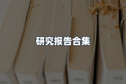 研究报告合集